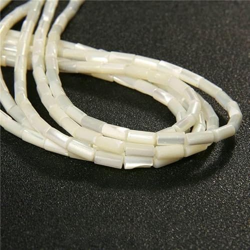 2 x 4,0 mm natürliche Muschelperlen, mehrfarbige Rondellperlen, gefärbte Perlmuttmuschel, lose Abstandsperlen zur Schmuckherstellung, 21, Rohr 4 x 8 mm, ca. 36–40 cm 2 x 4,0 mm natürliche Muschelperlen, mehrfarbige Rondellperlen, gefärbte Perlmuttmuschel, lose Abstandsperlen zur Schmuckherstellung, 21, Rohr 4 x 8 mm, ca. 36–40 cm von TBSKUY
