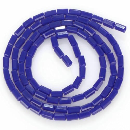 2 x 4,0 mm natürliche bunte quadratische Röhrenkristalle, lose Abstandsperlen aus Glas zur Schmuckherstellung, DIY-Armband, handgefertigt, 18“-Royalblau, 2 x 4,0 mm, ca. 100 Stück 2 x 4,0 mm natürliche bunte quadratische Röhrenkristalle, lose Abstandsperlen aus Glas zur Schmuckherstellung, DIY-Armband, handgefertigt, 18“-Royalblau, 2 x 4,0 mm, ca. 100 Stück von TBSKUY