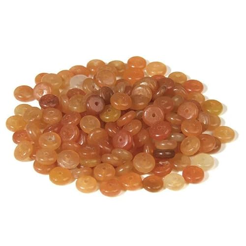 2 x 6 mm Naturstein-Abstandsperlen, Achate, Tigerauge, Jade, Heishi, flache Clips, lose Perlen für Schmuck, DIY, Armband, Halskette, Nr. 17 Aventurin, 2 x 6 mm, ca. 50 Stück 2 x 6 mm Naturstein-Abstandsperlen, Achate, Tigerauge, Jade, Heishi, flache Clips, lose Perlen für Schmuck, DIY, Armband, Halskette, Nr. 17 Aventurin, 2 x 6 mm, ca. 50 Stück von TBSKUY
