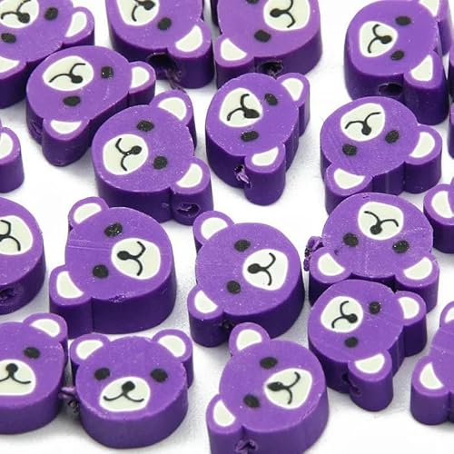 20/50/100 Stück lila Sonnenblumen-Tiere, Lächeln-Perlen, runde Herzform, Polymer-Ton-Perlen zur Schmuckherstellung, DIY-Armband, Schlüsselanhänger, 4–20 Stück 20/50/100 Stück lila Sonnenblumen-Tiere, Lächeln-Perlen, runde Herzform, Polymer-Ton-Perlen zur Schmuckherstellung, DIY-Armband, Schlüsselanhänger, 4–20 Stück von TBSKUY