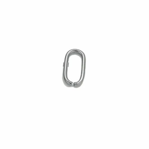 20 Stück Edelstahl Oval Offen Rechteck Lünette Blank Charm Ohrringe Verbinder für Schmuckherstellung Zubehör Verbinder Ringe-Z2646S11 von TBSKUY