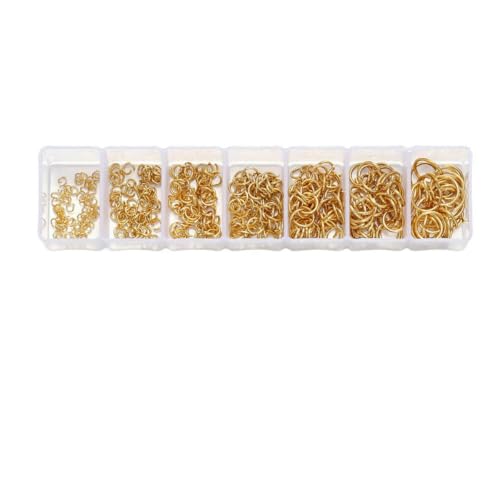 210–400 Stück/Box Schmuckherstellungs-Kits mit Karabinerverschluss, offene Biegeringe, End-Crimps, Perlenbox, handgefertigte DIY-Armband-Halsketten-Befunde, Set 10 210–400 Stück/Box Schmuckherstellungs-Kits mit Karabinerverschluss, offene Biegeringe, End-Crimps, Perlenbox, handgefertigte DIY-Armband-Halsketten-Befunde, Set 10 von TBSKUY
