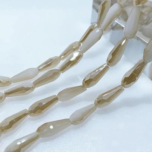 3/4/6 mm facettierte österreichische Kristallperlen in Tropfenform, lose Abstandsperlen aus Glas zur Schmuckherstellung, DIY-Zubehör, 10–4 x 9 mm, 72 Stück 3/4/6 mm facettierte österreichische Kristallperlen in Tropfenform, lose Abstandsperlen aus Glas zur Schmuckherstellung, DIY-Zubehör, 10–4 x 9 mm, 72 Stück von TBSKUY