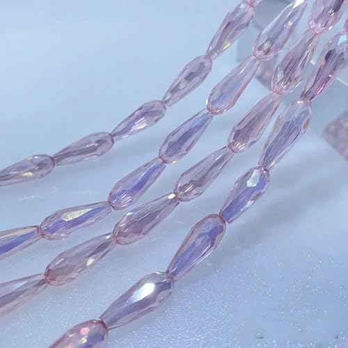 3/4/6 mm facettierte österreichische Kristallperlen in Tropfenform, lose Abstandsperlen aus Glas zur Schmuckherstellung, DIY-Zubehör, 15–4 x 9 mm, 72 Stück 3/4/6 mm facettierte österreichische Kristallperlen in Tropfenform, lose Abstandsperlen aus Glas zur Schmuckherstellung, DIY-Zubehör, 15–4 x 9 mm, 72 Stück von TBSKUY