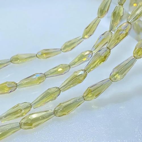 3/4/6 mm facettierte österreichische Kristallperlen in Tropfenform, lose Abstandsperlen aus Glas zur Schmuckherstellung, DIY-Zubehör, 17–4 x 9 mm, 72 Stück 3/4/6 mm facettierte österreichische Kristallperlen in Tropfenform, lose Abstandsperlen aus Glas zur Schmuckherstellung, DIY-Zubehör, 17–4 x 9 mm, 72 Stück von TBSKUY