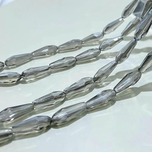 3/4/6 mm facettierte österreichische Kristallperlen in Tropfenform, lose Abstandsperlen aus Glas zur Schmuckherstellung, DIY-Zubehör, 9–4 x 9 mm, 72 Stück 3/4/6 mm facettierte österreichische Kristallperlen in Tropfenform, lose Abstandsperlen aus Glas zur Schmuckherstellung, DIY-Zubehör, 9–4 x 9 mm, 72 Stück von TBSKUY