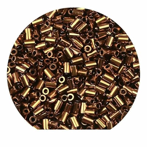 3,5 mm Röhrenglasperlen, Spurperlen, Abstandsperlen zur Schmuckherstellung, Rocailles-Perlen, DIY-Armbänder, Handtaschen für Damenschmuck – HC14 – 20 g, ca. 660 Stück von TBSKUY