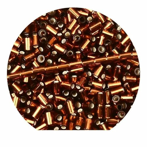 3,5 mm Röhrenglasperlen, Spurperlen, Abstandsperlen zur Schmuckherstellung, Rocailles-Perlen, DIY-Armbänder, Handtaschen für Damenschmuck – HC19 – 10 g, ca. 330 Stück von TBSKUY