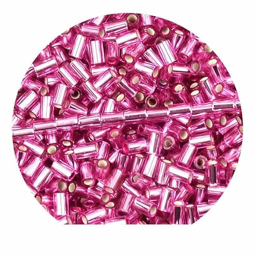3,5 mm Röhrenglasperlen, Spurperlen, Abstandsperlen zur Schmuckherstellung, Rocailles-Perlen, DIY-Armbänder, Handtaschen für Damenschmuck – HC23 – 20 g, ca. 660 Stück von TBSKUY