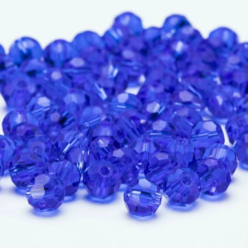 3 4 6 8 mm AB-Farbe Runde Kristallperlen Facettierte transparente Glasperle Lose Abstandsperle für Schmuckherstellung DIY Armband Halskette-QZ001-07-3,0 mm-160-170 Stück von TBSKUY