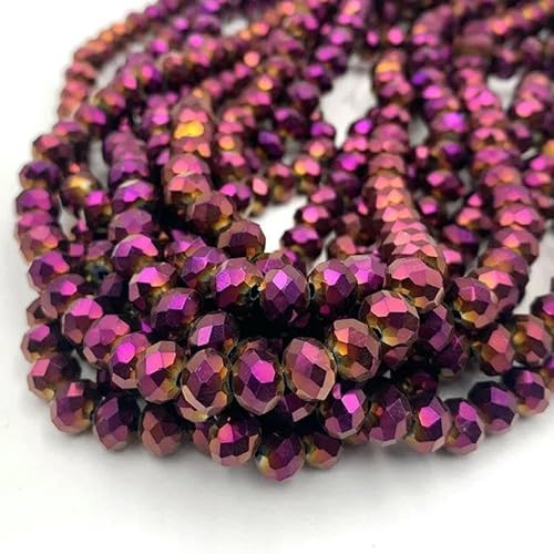 3 4 6 8 mm Kristallperlen, Rondelle, lose Abstandshalter, facettierte Glasperlen für die Schmuckherstellung, DIY-Handarbeiten, Armbandzubehör, Nr. 34, 2 mm 3 4 6 8 mm Kristallperlen, Rondelle, lose Abstandshalter, facettierte Glasperlen für die Schmuckherstellung, DIY-Handarbeiten, Armbandzubehör, Nr. 34, 2 mm von TBSKUY