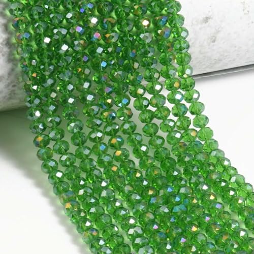 3 4 6 8 mm Rondelle Österreichische facettierte Kristallperlen AB Farbe Runde Glasperlen Lose Abstandsperlen für Schmuckherstellung DIY-Farbe 11–6 mm ca. 90 Stück 3 4 6 8 mm Rondelle Österreichische facettierte Kristallperlen AB Farbe Runde Glasperlen Lose Abstandsperlen für Schmuckherstellung DIY-Farbe 11–6 mm ca. 90 Stück von TBSKUY