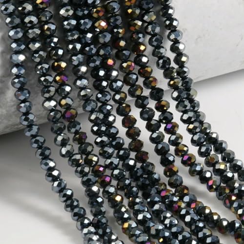 3 4 6 8 mm Rondelle Österreichische facettierte Kristallperlen AB Farbe Runde Glasperlen Lose Abstandsperlen für Schmuckherstellung DIY-Farbe 15–6 mm ca. 90 Stück 3 4 6 8 mm Rondelle Österreichische facettierte Kristallperlen AB Farbe Runde Glasperlen Lose Abstandsperlen für Schmuckherstellung DIY-Farbe 15–6 mm ca. 90 Stück von TBSKUY