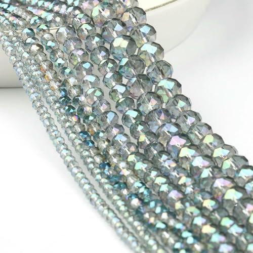 3 4 6 8 mm Rondelle Österreichische facettierte Kristallperlen AB Farbe Runde Glasperlen Lose Abstandsperlen für Schmuckherstellung DIY-Farbe 25–8 mm ca. 68 Stück 3 4 6 8 mm Rondelle Österreichische facettierte Kristallperlen AB Farbe Runde Glasperlen Lose Abstandsperlen für Schmuckherstellung DIY-Farbe 25–8 mm ca. 68 Stück von TBSKUY