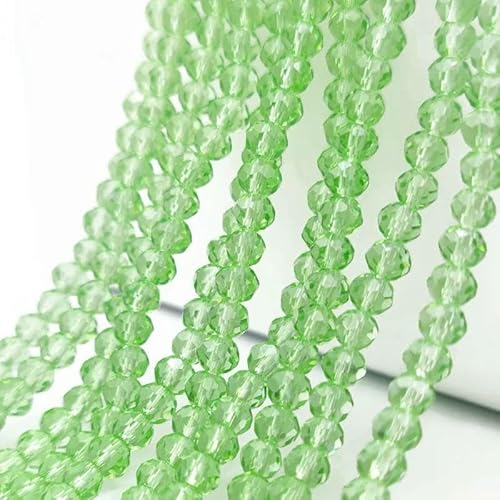 3 4 6 8 mm mehrfarbige Porzellanperlen, Kristallperlen, facettierte, flache, runde Perlen zur Schmuckherstellung, Zubehör, DIY – C12-2 mm (185 Stück) von TBSKUY