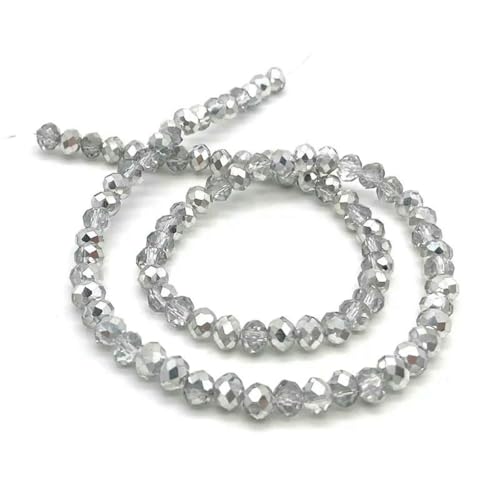 3 4 6 8 mm österreichische facettierte Glaskristallperlen zur Schmuckherstellung, lose Abstandshalter-Rondellperlen für Armbänder, Ohrringe, Zubehör – C75, halbsilberfarben – 4,0 mm, 3 4 6 8 mm österreichische facettierte Glaskristallperlen zur Schmuckherstellung, lose Abstandshalter-Rondellperlen für Armbänder, Ohrringe, Zubehör – C75, halbsilberfarben – 4,0 mm, von TBSKUY