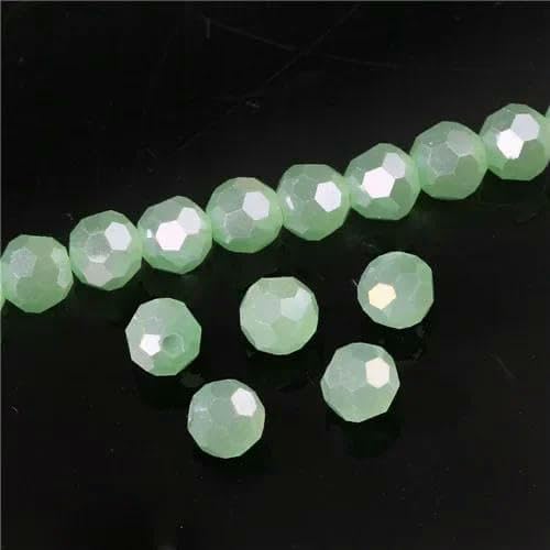 3 4 6 8 mm tschechische schwarze Glasperlen zur Schmuckherstellung Armband DIY Halskette Runde lose Spacer Kristallperlen Z102-Z132AB-4,0 mm von TBSKUY