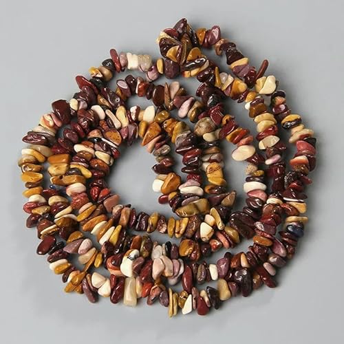 3–5 mm Naturstein, unregelmäßige Form, Freiform-Chip-Perle, Tigerauge, Amethyste, Achate, Lapislazuli, für die Schmuckherstellung, DIY-Armband, Halskette, 1, Mookait, 81,3 cm 3–5 mm Naturstein, unregelmäßige Form, Freiform-Chip-Perle, Tigerauge, Amethyste, Achate, Lapislazuli, für die Schmuckherstellung, DIY-Armband, Halskette, 1, Mookait, 81,3 cm von TBSKUY