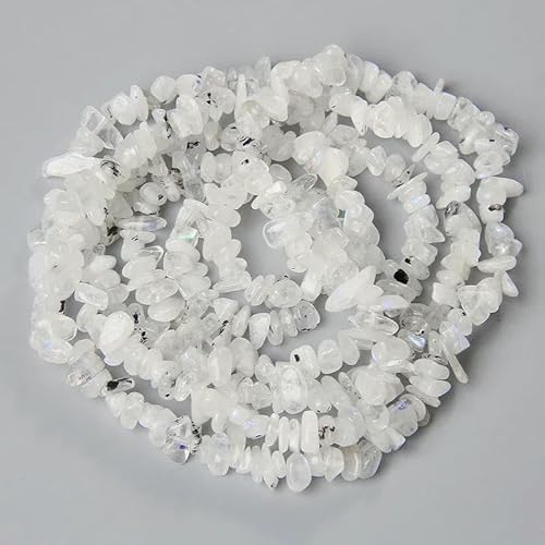 3–5 mm Naturstein, unregelmäßige Form, Freiform-Chip-Perle, Tigerauge, Amethyste, Achate, Lapislazuli, für die Schmuckherstellung, DIY-Armband, Halskette, 16, Mondstein, 81,3 cm 3–5 mm Naturstein, unregelmäßige Form, Freiform-Chip-Perle, Tigerauge, Amethyste, Achate, Lapislazuli, für die Schmuckherstellung, DIY-Armband, Halskette, 16, Mondstein, 81,3 cm von TBSKUY