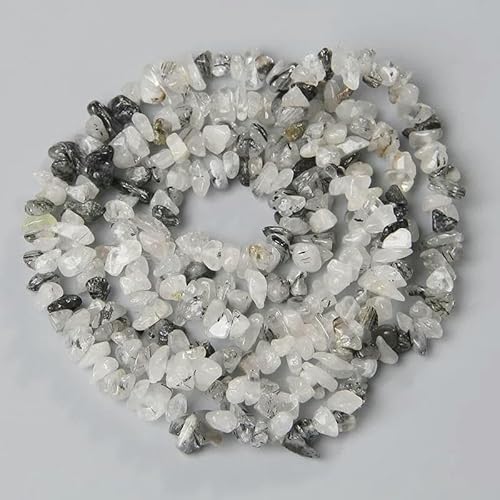 3–5 mm Naturstein, unregelmäßige Form, Freiform-Chip-Perle, Tigerauge, Amethyste, Achate, Lapislazuli, für die Schmuckherstellung, DIY-Armband, Halskette, 31, Rutilquarz, 38,1 cm 3–5 mm Naturstein, unregelmäßige Form, Freiform-Chip-Perle, Tigerauge, Amethyste, Achate, Lapislazuli, für die Schmuckherstellung, DIY-Armband, Halskette, 31, Rutilquarz, 38,1 cm von TBSKUY