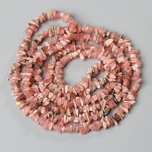 3–5 mm Naturstein, unregelmäßige Form, Freiform-Chip-Perle, Tigerauge, Amethyste, Achate, Lapislazuli, für die Schmuckherstellung, DIY-Armband, Halskette, 86,4 cm, Rhodochrosit 3–5 mm Naturstein, unregelmäßige Form, Freiform-Chip-Perle, Tigerauge, Amethyste, Achate, Lapislazuli, für die Schmuckherstellung, DIY-Armband, Halskette, 86,4 cm, Rhodochrosit von TBSKUY
