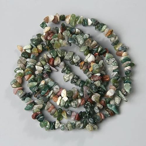 3–5 mm Naturstein, unregelmäßige Form, Freiform-Chip-Perle, Tigerauge, Amethyste, Achate, Lapislazuli, für die Schmuckherstellung, DIY-Armband, Halskette, 9, indischer Achat, 81,3 cm 3–5 mm Naturstein, unregelmäßige Form, Freiform-Chip-Perle, Tigerauge, Amethyste, Achate, Lapislazuli, für die Schmuckherstellung, DIY-Armband, Halskette, 9, indischer Achat, 81,3 cm von TBSKUY