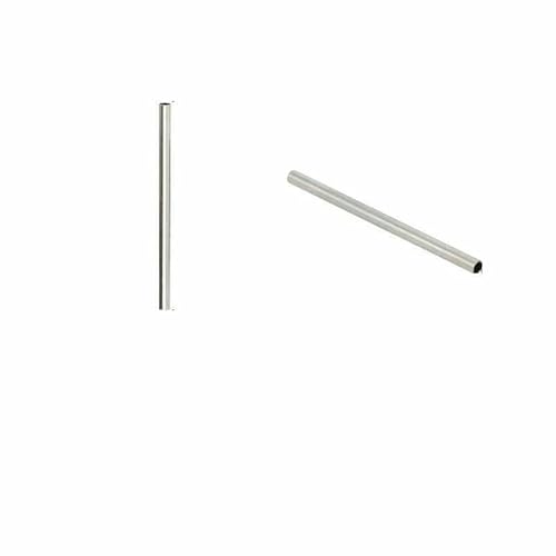 300 Stück, 3 Größen, lange Röhrenperlen, lose Metallperlen, Edelstahl-Stiftperlen, 10/15/25 mm, Abstandshalter, Stangensäulenperlen, Nudel-300 Stück, 3 Größen von TBSKUY