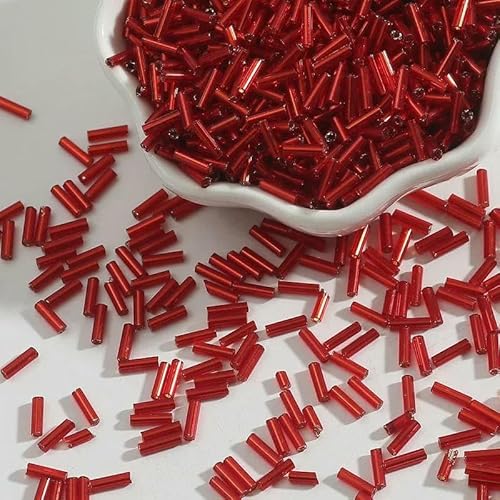 300 Stück/Los 2 x 7 mm österreichische Kristallperlen, Glasperlen, lose Abstandshalterperlen für die Schmuckherstellung, DIY-Armband, Rot 300 Stück/Los 2 x 7 mm österreichische Kristallperlen, Glasperlen, lose Abstandshalterperlen für die Schmuckherstellung, DIY-Armband, Rot von TBSKUY