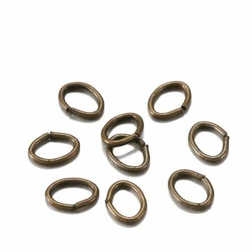 300 Stück/Los 4 5 6 7 mm ovale Biegeringe, Spaltringe, Verbinder für DIY-Schmuckherstellung, Herstellung offener Metallringe, Zubehör – Antikbronze – 4 x 5 mm 300 Stück/Los 4 5 6 7 mm ovale Biegeringe, Spaltringe, Verbinder für DIY-Schmuckherstellung, Herstellung offener Metallringe, Zubehör – Antikbronze – 4 x 5 mm von TBSKUY