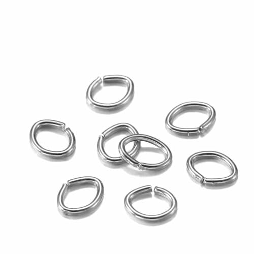 300 Stück/Los 4 5 6 7 mm ovale Biegeringe Spaltringe Verbinder für DIY-Schmuckherstellung zum Herstellen offener Metallringe Zubehör-Rhodium-5 x 7 mm 300 Stück/Los 4 5 6 7 mm ovale Biegeringe Spaltringe Verbinder für DIY-Schmuckherstellung zum Herstellen offener Metallringe Zubehör-Rhodium-5 x 7 mm von TBSKUY