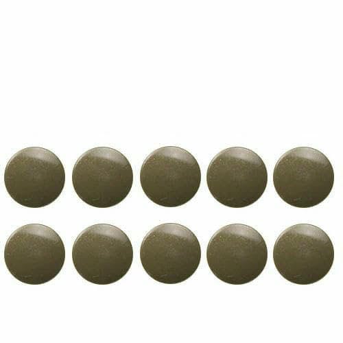 36 Farben, 10 Sets, umweltfreundliche Verschlusszange, Knopf T3/T5/T8, Harz-Druckknopf, Drucktuch, einfarbiger Knopf, B12, 10 Sets T5 von TBSKUY