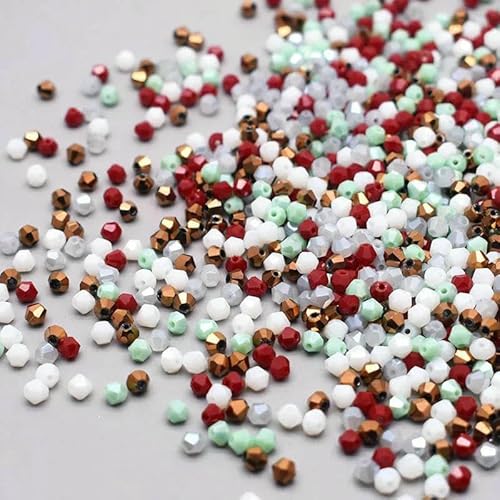 4,0 mm, 200 Stück/Beutel, gemischte Farben, doppelkegelförmige Kristallglasperlen, lose Abstandshalter, österreichische facettierte Kristallperlen für die Schmuckherstellung, DIY-11, 4,0 mm, 200 Stü 4,0 mm, 200 Stück/Beutel, gemischte Farben, doppelkegelförmige Kristallglasperlen, lose Abstandshalter, österreichische facettierte Kristallperlen für die Schmuckherstellung, DIY-11, 4,0 mm, 200 Stü von TBSKUY