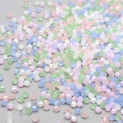 4,0 mm, 200 Stück/Beutel, gemischte Farben, doppelkegelförmige Kristallglasperlen, lose Abstandshalter, österreichische facettierte Kristallperlen für die Schmuckherstellung, DIY-4, 4,0 mm, 200 Stüc 4,0 mm, 200 Stück/Beutel, gemischte Farben, doppelkegelförmige Kristallglasperlen, lose Abstandshalter, österreichische facettierte Kristallperlen für die Schmuckherstellung, DIY-4, 4,0 mm, 200 Stüc von TBSKUY