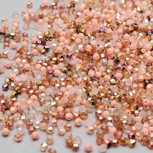 4,0 mm, 200 Stück/Beutel, gemischte Farben, doppelkegelförmige Kristallglasperlen, lose Abstandshalter, österreichische facettierte Kristallperlen für die Schmuckherstellung, DIY-5–4,0 mm, 200 Stüc 4,0 mm, 200 Stück/Beutel, gemischte Farben, doppelkegelförmige Kristallglasperlen, lose Abstandshalter, österreichische facettierte Kristallperlen für die Schmuckherstellung, DIY-5–4,0 mm, 200 Stüc von TBSKUY