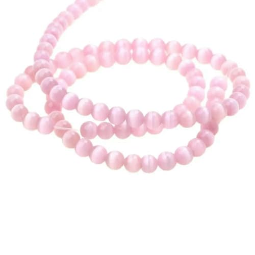 4/6/8/10/12MM Neue 5AAA+ Opal Natürliche Katzenaugenperlen blau zur Schmuckherstellung für die Schmuckherstellung von Armbändern und Halsketten-MYS-003-12mm 30Stk von TBSKUY