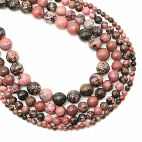 4/6/8/10 mm Tigerauge-Perlen, Naturstein, Heilkristall, Quarz, rund, lose Abstandsperlen für Schmuckherstellung, DIY-Armband, Halskette – Rosa Schwarz Rhodonit – 10 mm, 35–39 Stück 4/6/8/10 mm Tigerauge-Perlen, Naturstein, Heilkristall, Quarz, rund, lose Abstandsperlen für Schmuckherstellung, DIY-Armband, Halskette – Rosa Schwarz Rhodonit – 10 mm, 35–39 Stück von TBSKUY