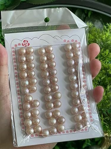 4–10,5 mm natürliche Süßwasser-Knopfperle AAA, weiß, rosa, lila, halb gebohrtes Loch, lose Perlen zur Herstellung von Schmuck, DIY-Ringen und Ohrringen, lila AAA, 10–10,5 mm, 12 Stück 4–10,5 mm natürliche Süßwasser-Knopfperle AAA, weiß, rosa, lila, halb gebohrtes Loch, lose Perlen zur Herstellung von Schmuck, DIY-Ringen und Ohrringen, lila AAA, 10–10,5 mm, 12 Stück von TBSKUY
