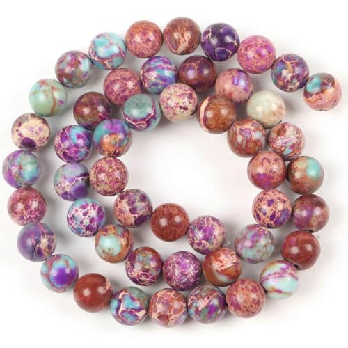 4 6 8 10 mm Natursteinperlen, bunte Meeressediment-Jaspis-Türkise, runde Perlen zur Schmuckherstellung, DIY-Armbänder, Zubehör – Lila Blume – 10 mm 4 6 8 10 mm Natursteinperlen, bunte Meeressediment-Jaspis-Türkise, runde Perlen zur Schmuckherstellung, DIY-Armbänder, Zubehör – Lila Blume – 10 mm von TBSKUY