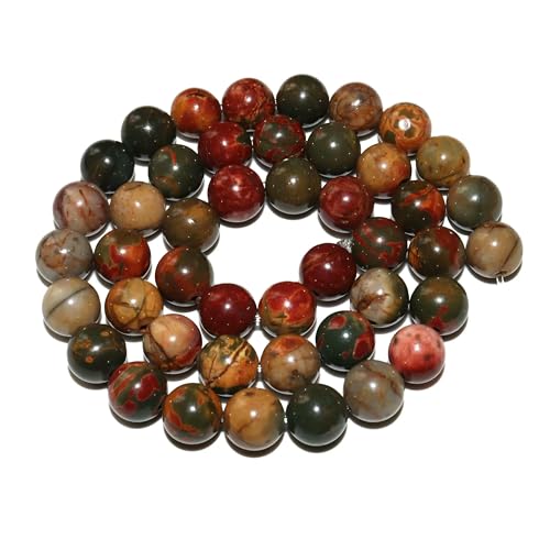 4 6 8 10 mm natürliche schwarze Lava-Tigeraugen-Achat-Jade-Massenperlen aus losem Stein für die Herstellung von Armbändern und Halsketten, Schmuckmaterial – bunter Picasso-Stil – von TBSKUY