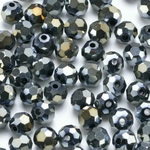 4 6 8 mm AB-Farbe Runde Kristallperlen Facettierte transparente Glasperle Lose Abstandsperle für Schmuckherstellung DIY Armband Halskette-QZ001-43-6 mm-90-95 Stück 4 6 8 mm AB-Farbe Runde Kristallperlen Facettierte transparente Glasperle Lose Abstandsperle für Schmuckherstellung DIY Armband Halskette-QZ001-43-6 mm-90-95 Stück von TBSKUY