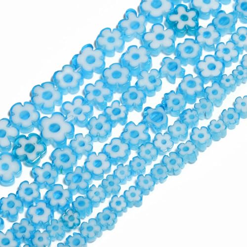 4 6 8 mm bunte Blumen Lampwork Millefiori glasierte Glasperlen für Schmuck DIY Armband Halskette Schmuckherstellung Zubehör-8-6 mm ca. 69 Stück 4 6 8 mm bunte Blumen Lampwork Millefiori glasierte Glasperlen für Schmuck DIY Armband Halskette Schmuckherstellung Zubehör-8-6 mm ca. 69 Stück von TBSKUY