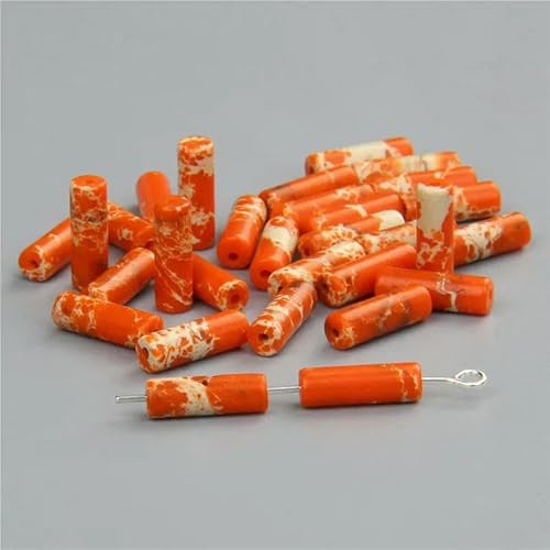 4 x 13,0 mm, runder Zylinder aus Naturstein, Achat, Abstandsperlen für DIY-Schmuckherstellung, Armbänder, Halsketten, Ohrstecker, Charm-Zubehör – 5. Imperialer Jaspis – 4 x 13,0 mm (ca. 28 Stüc 4 x 13,0 mm, runder Zylinder aus Naturstein, Achat, Abstandsperlen für DIY-Schmuckherstellung, Armbänder, Halsketten, Ohrstecker, Charm-Zubehör – 5. Imperialer Jaspis – 4 x 13,0 mm (ca. 28 Stüc von TBSKUY