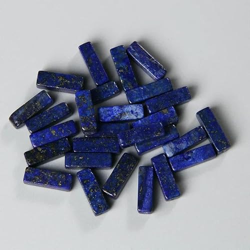 4 x 13,0 mm flache rechteckige Röhrensteinperlen, Naturstein, mittig gebohrt, Amethyste, Achate, Quarzperlen zur Schmuckherstellung, Lapislazuli, 4 x 13,0 mm, ca. 10 Stück 4 x 13,0 mm flache rechteckige Röhrensteinperlen, Naturstein, mittig gebohrt, Amethyste, Achate, Quarzperlen zur Schmuckherstellung, Lapislazuli, 4 x 13,0 mm, ca. 10 Stück von TBSKUY