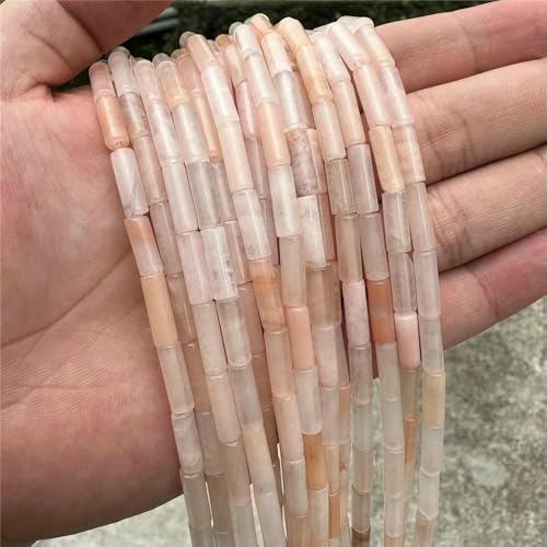 4 x 13,0 mm natürliche zylinderförmige Steinperlen, Opal-Achat, Imperial-Steinröhrenperle, Energieheilungs-Edelsteinperle für die Schmuckherstellung, DIY-5.Aventurin, 4 x 13,0 mm, ca. 10 Stück 4 x 13,0 mm natürliche zylinderförmige Steinperlen, Opal-Achat, Imperial-Steinröhrenperle, Energieheilungs-Edelsteinperle für die Schmuckherstellung, DIY-5.Aventurin, 4 x 13,0 mm, ca. 10 Stück von TBSKUY