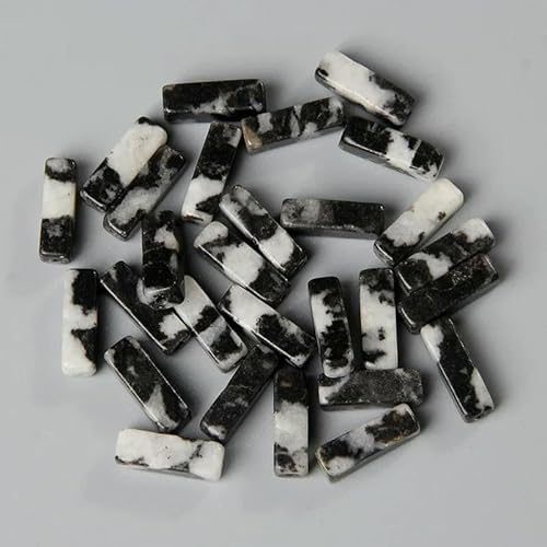 4 x 13,0 mm quadratische Röhrenperle, Naturstein, Lapislazuli, Achate, rechteckige flache Perlen, Anhänger für Schmuckherstellung, DIY-Wickel-Chakra-Armband, Bulk-12, Zebra-4 x 13,0 mm, 15 Stück 4 x 13,0 mm quadratische Röhrenperle, Naturstein, Lapislazuli, Achate, rechteckige flache Perlen, Anhänger für Schmuckherstellung, DIY-Wickel-Chakra-Armband, Bulk-12, Zebra-4 x 13,0 mm, 15 Stück von TBSKUY