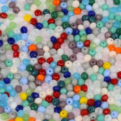 4 x 3,0 mm Kristallperlen und facettiertes Porzellan, Lasso, Halskette, Schmuckzubehör, Abstandshalter, Ohrring, Armband, Zubehör, Bildfarbe_g-3 x 4,0 mm, 125 Stück 4 x 3,0 mm Kristallperlen und facettiertes Porzellan, Lasso, Halskette, Schmuckzubehör, Abstandshalter, Ohrring, Armband, Zubehör, Bildfarbe_g-3 x 4,0 mm, 125 Stück von TBSKUY