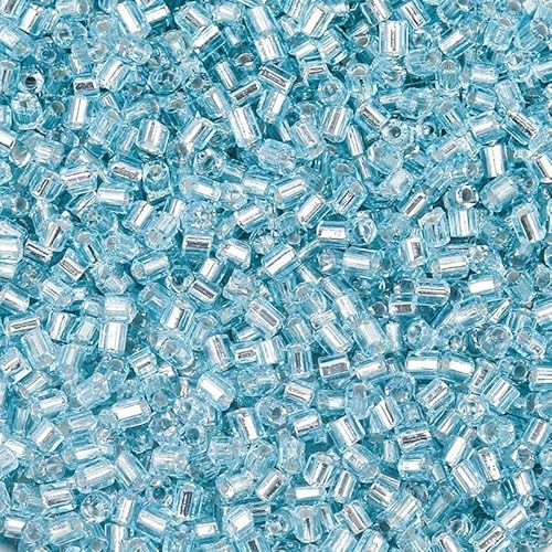 430/2150 Stück/Los Bunte Rocailles-Perlen in Röhrenform, Glasperlen, Glasperlen zur Schmuckherstellung, DIY-Halsketten, Armbandzubehör, S10-2,5 mm, 2150 Stück von TBSKUY