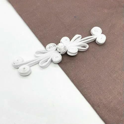 5 Paar Retro-handgefertigte chinesische Verschlussknöpfe, Knotenverschluss zum Nähen von Cheongsam-Tang-Anzügen, DIY-Knopf, dekoratives Zubehör-4 von TBSKUY