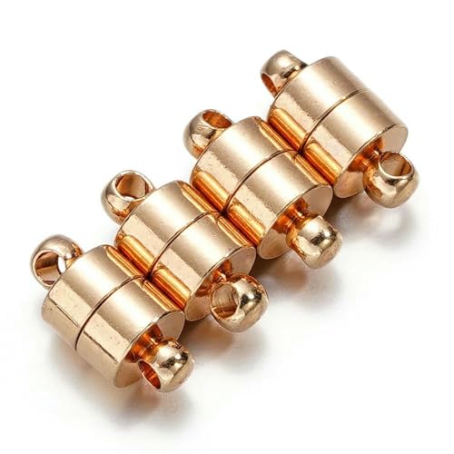 5 Paar starke Magnete, runde, trennbare, verbundene Verschlüsse, Perlen, Charms für DIY-Lederband-Armbandschnalle zur Schmuckherstellung, KC Gold, 5 Sets 5 Paar starke Magnete, runde, trennbare, verbundene Verschlüsse, Perlen, Charms für DIY-Lederband-Armbandschnalle zur Schmuckherstellung, KC Gold, 5 Sets von TBSKUY