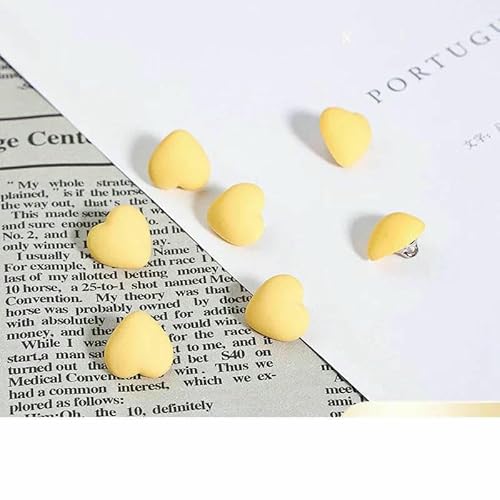 5 Stück/Los Nähzubehör Material DIY Dekorative Luxus Liebe Süße Kinder Mini Herzknöpfe Kinder Babykleidung Handarbeiten-O-12MM von TBSKUY
